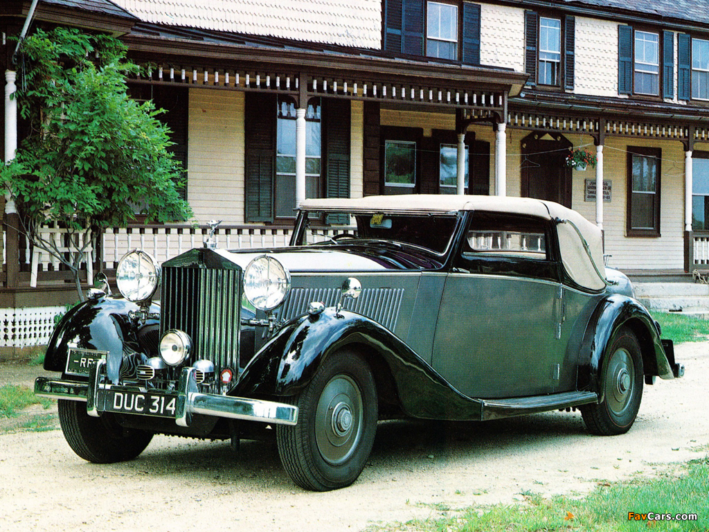 Rolls-Royce Phantom III Drophead Coupe 1936 wallpapers (1024 x 768)