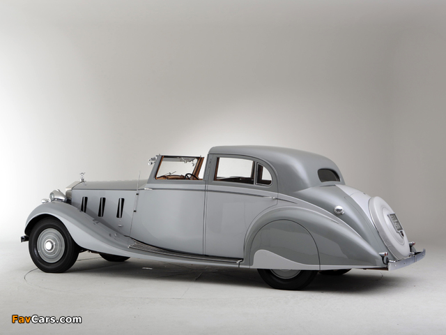 Rolls-Royce Phantom III Sports Sedanca de Ville by Gurney Nutting 1937 wallpapers (640 x 480)