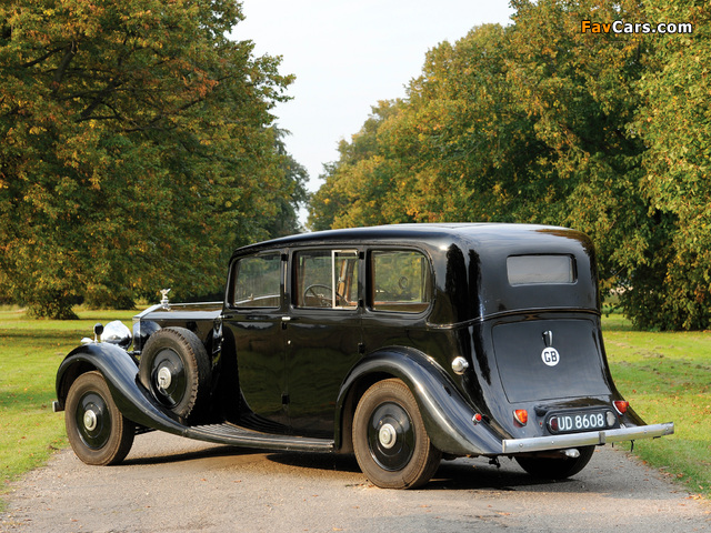 Rolls-Royce Phantom III Limousine by Barker 1937 wallpapers (640 x 480)