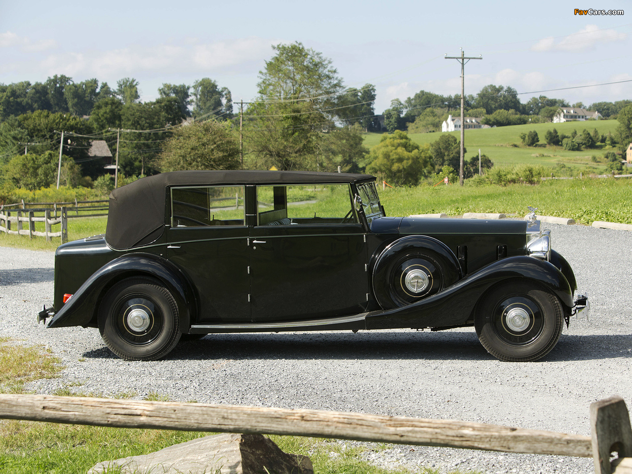 Rolls-Royce Phantom III Four Light Cabriolet by Freestone & Webb 1938 wallpapers (1280 x 960)