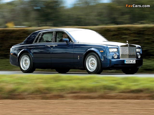Rolls-Royce Phantom UK-spec 2003–09 photos (640 x 480)