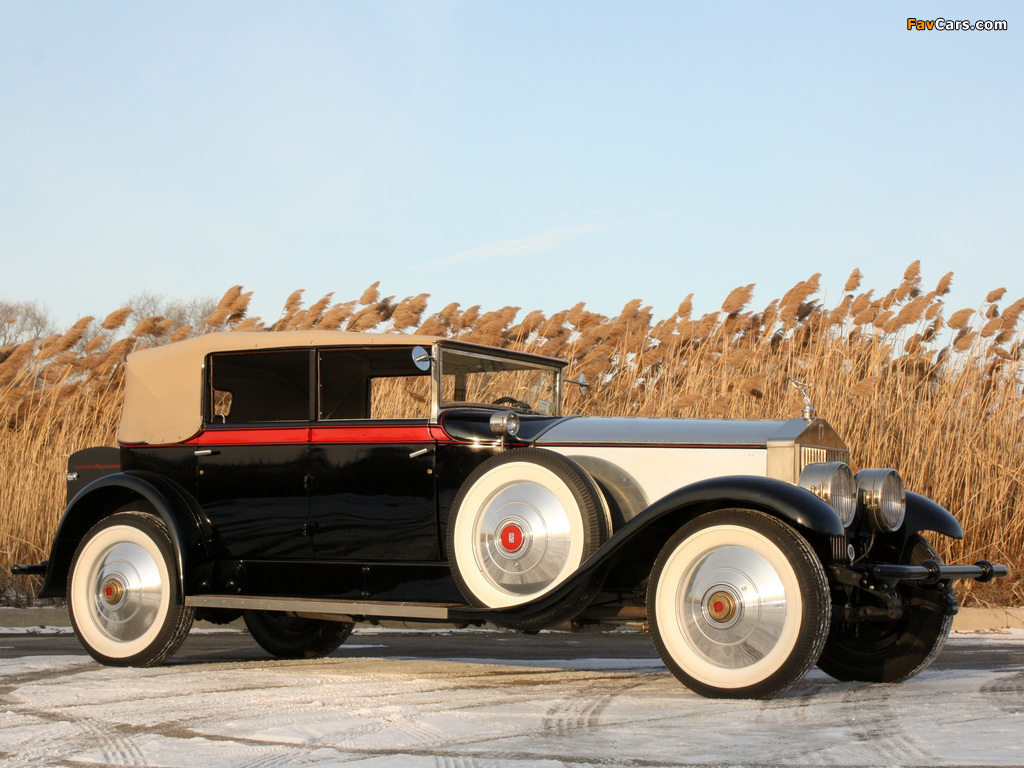 Rolls-Royce Springfield Phantom I Newmarket Convertible Sedan by Brewster (S393KP) 1928 wallpapers (1024 x 768)