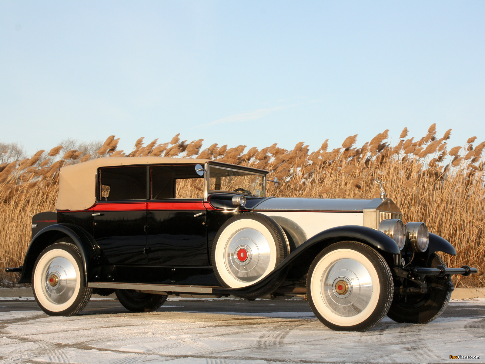 Rolls-Royce Springfield Phantom I Newmarket Convertible Sedan by Brewster (S393KP) 1928 wallpapers (1600 x 1200)