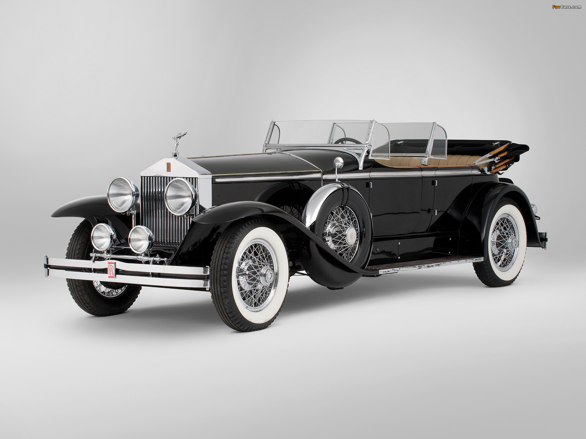 Rolls-Royce Springfield Phantom I Ascot Sport Phaeton by Brewster (S364LR-7174) 1929 wallpapers (2048 x 1536)