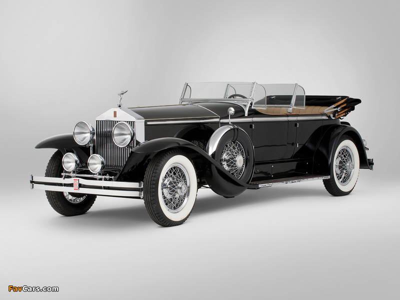 Rolls-Royce Springfield Phantom I Ascot Sport Phaeton by Brewster (S364LR-7174) 1929 wallpapers (800 x 600)