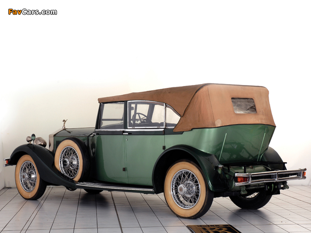 Rolls-Royce Phantom II 40/50 HP Cabriolet Hunting Car 1929 wallpapers (640 x 480)