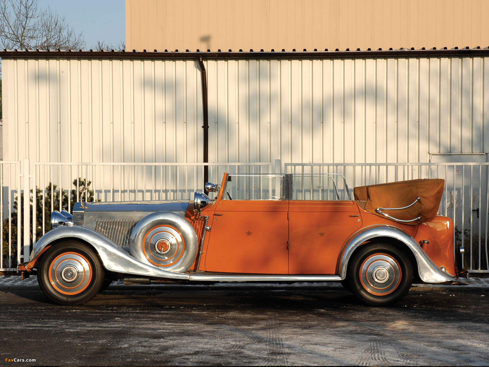 Rolls-Royce Phantom II 40/50 HP Cabriolet Star of India 1934 wallpapers (1600 x 1200)