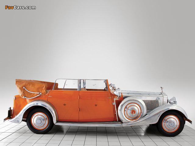 Rolls-Royce Phantom II 40/50 HP Cabriolet Star of India 1934 wallpapers (640 x 480)