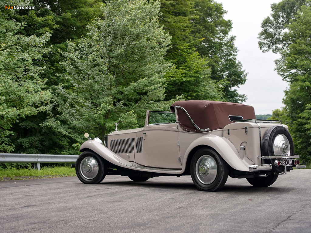 Rolls-Royce Phantom II Continental Owen Sedanca Coupe by Gurney Nutting 1934 wallpapers (1024 x 768)