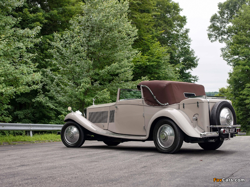 Rolls-Royce Phantom II Continental Owen Sedanca Coupe by Gurney Nutting 1934 wallpapers (800 x 600)