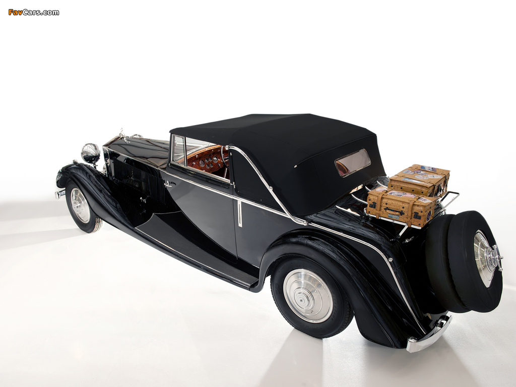 Rolls-Royce Phantom II Continental Drophead Coupe by Allweather Motor Bodies 1935 wallpapers (1024 x 768)