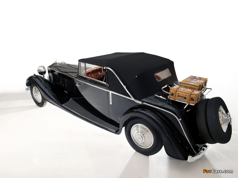 Rolls-Royce Phantom II Continental Drophead Coupe by Allweather Motor Bodies 1935 wallpapers (800 x 600)