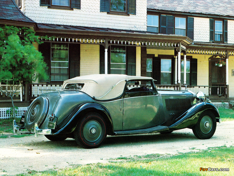Rolls-Royce Phantom III Drophead Coupe 1936 wallpapers (800 x 600)