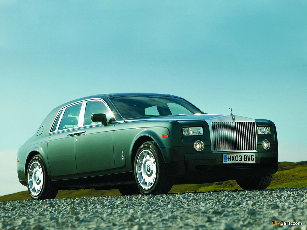 Rolls-Royce Phantom UK-spec 2003–09 wallpapers (1024 x 768)