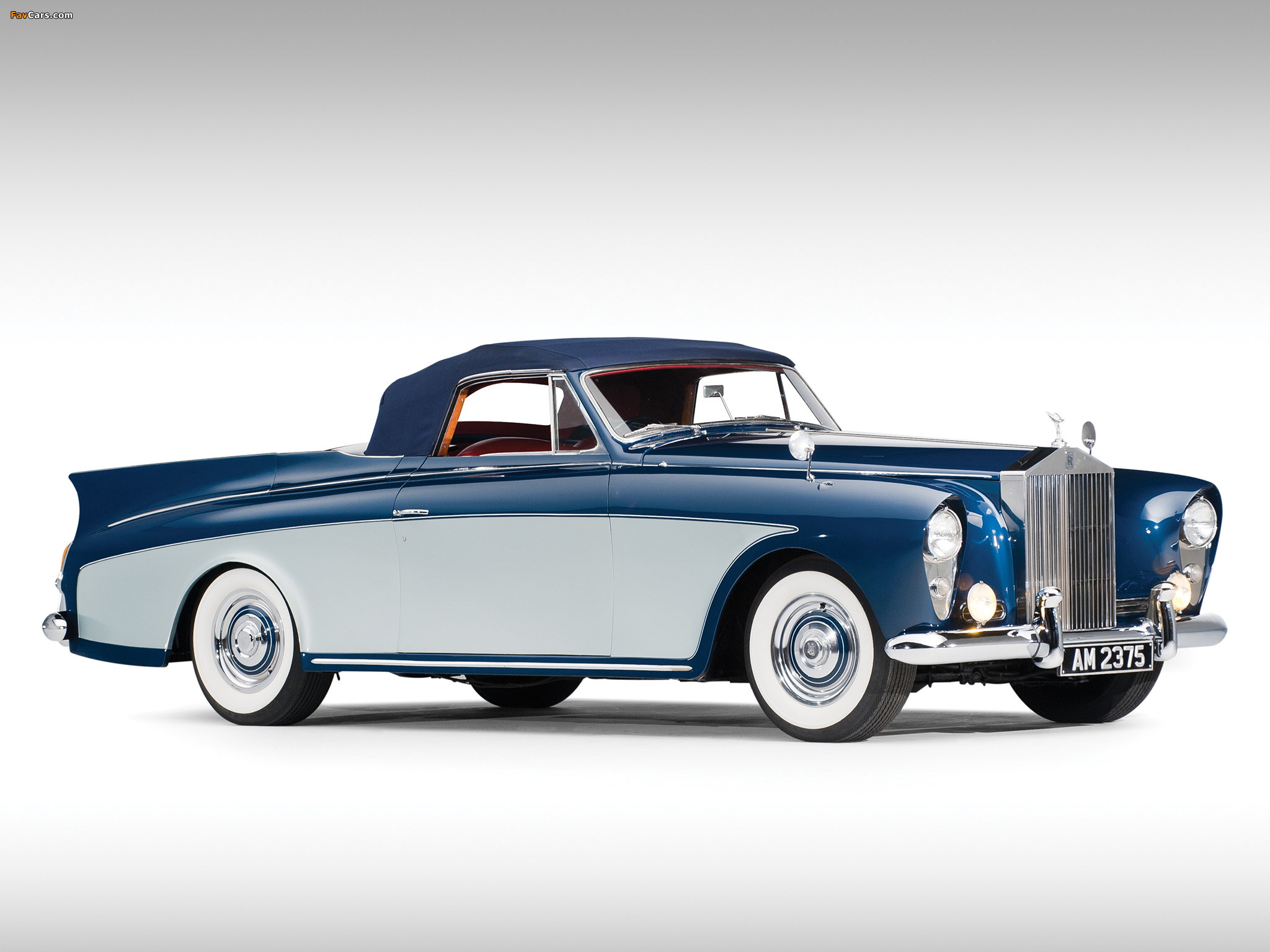 Rolls-Royce Silver Cloud Drophead Coupe by Hooper (I) 1956–58 wallpapers (2048 x 1536)