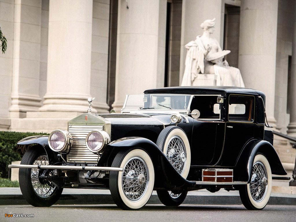 Rolls-Royce Silver Ghost Special Riviera Town Brougham by Brewster 1926 wallpapers (1024 x 768)