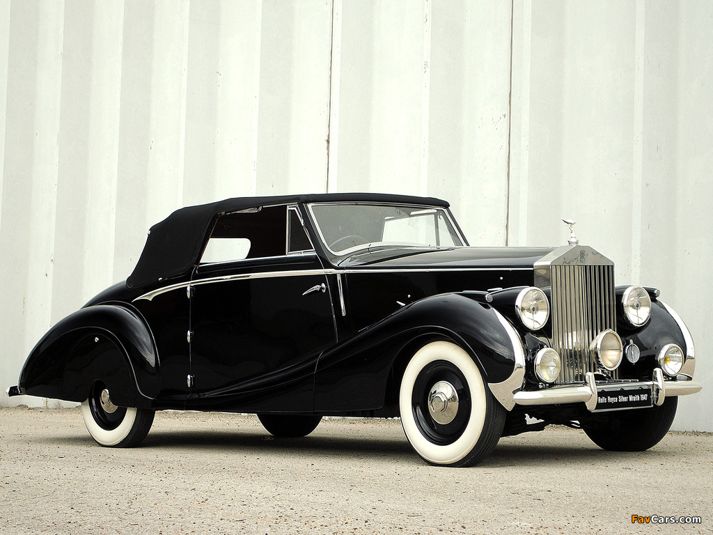 Rolls-Royce Silver Wraith Drophead Coupe by Franay 1947 images (1024 x 768)