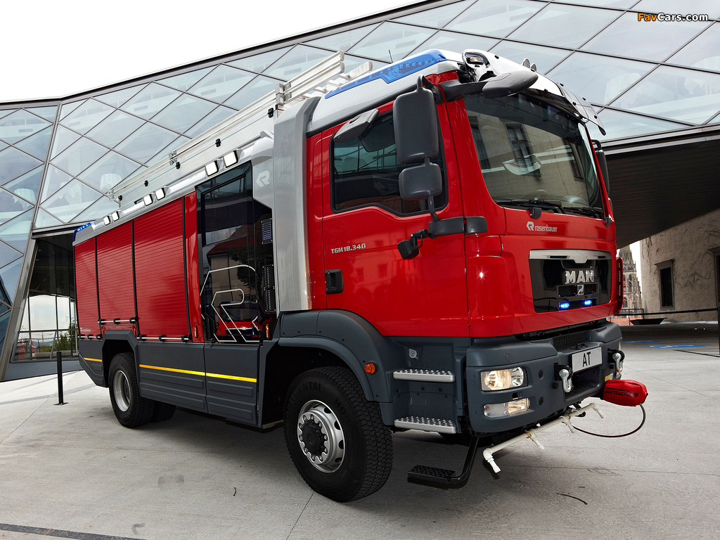 Rosenbauer MAN TGM 18.340 AT RLFA 2005 pictures (1024 x 768)