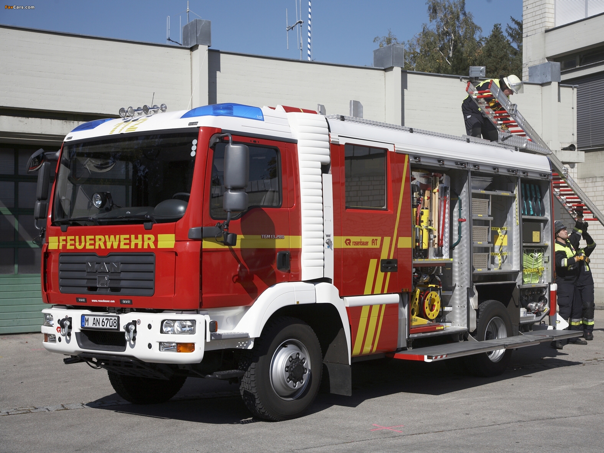 Rosenbauer MAN TGM 13.280 4x4 BL Feuerwehr images (2048 x 1536)