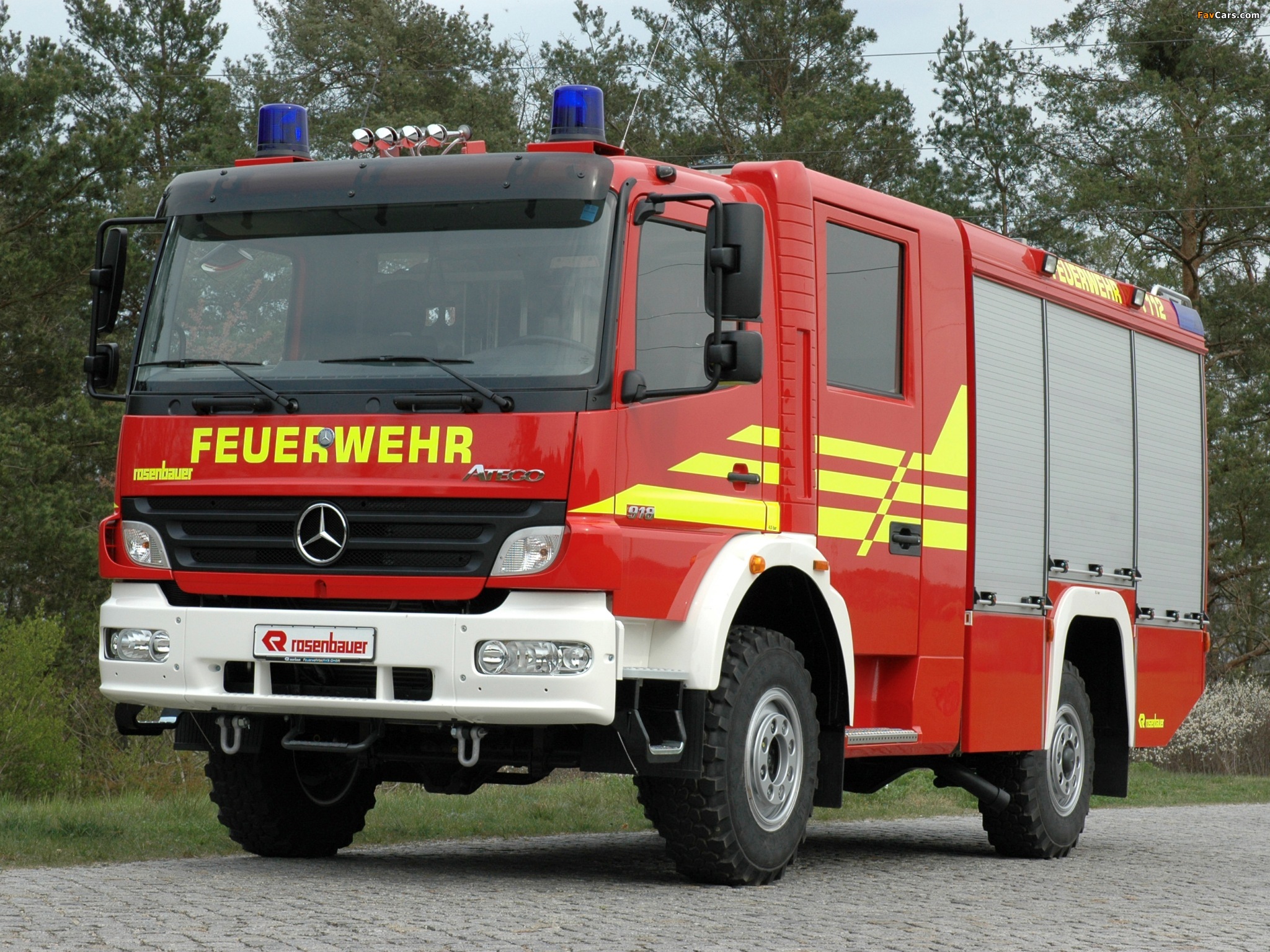 Rosenbauer Mercedes-Benz Atego 918 Feuerwehr 2005 images (2048 x 1536)