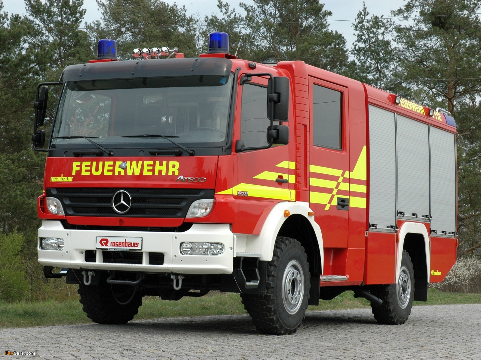 Rosenbauer Mercedes-Benz Atego 918 Feuerwehr 2005 images (1600 x 1200)