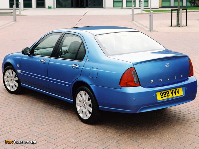 Rover 45 Sedan 2004–05 wallpapers (640 x 480)