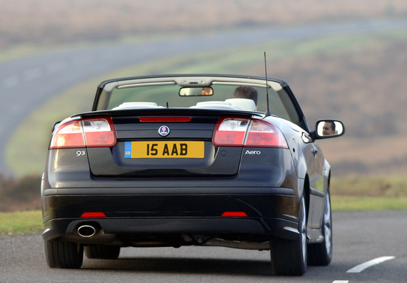 Images of Saab 9-3 Aero Convertible UK-spec 2003–07