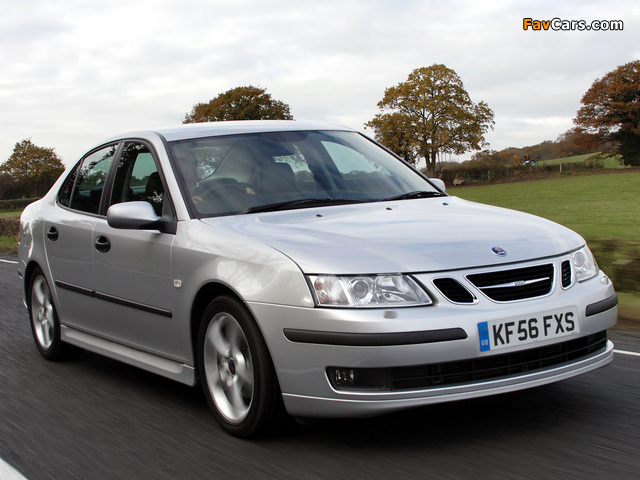 Images of Saab 9-3 1.9TiD Sport Sedan UK-spec 2004–07 (640 x 480)