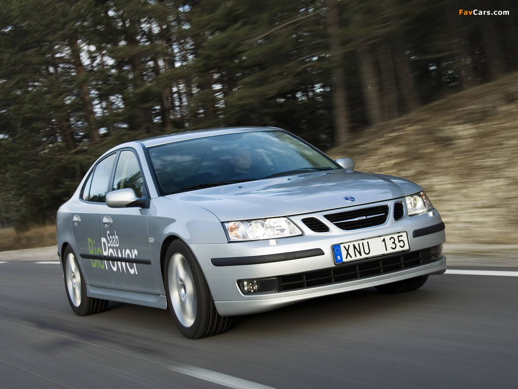 Images of Saab 9-3 Sport Sedan BioPower 2006–07 (1024 x 768)