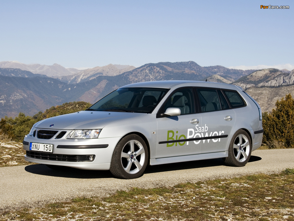 Images of Saab 9-3 BioPower SportCombi 2006–07 (1024 x 768)