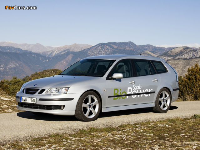 Images of Saab 9-3 BioPower SportCombi 2006–07 (640 x 480)