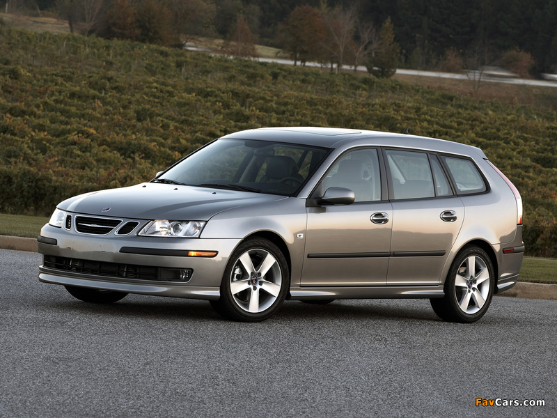 Images of Saab 9-3 Aero SportCombi US-spec 2006–07 (800 x 600)