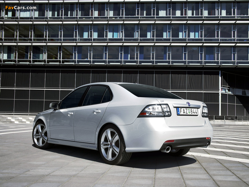 Images of Saab 9-3 Aero Sport Sedan 2008–11 (800 x 600)