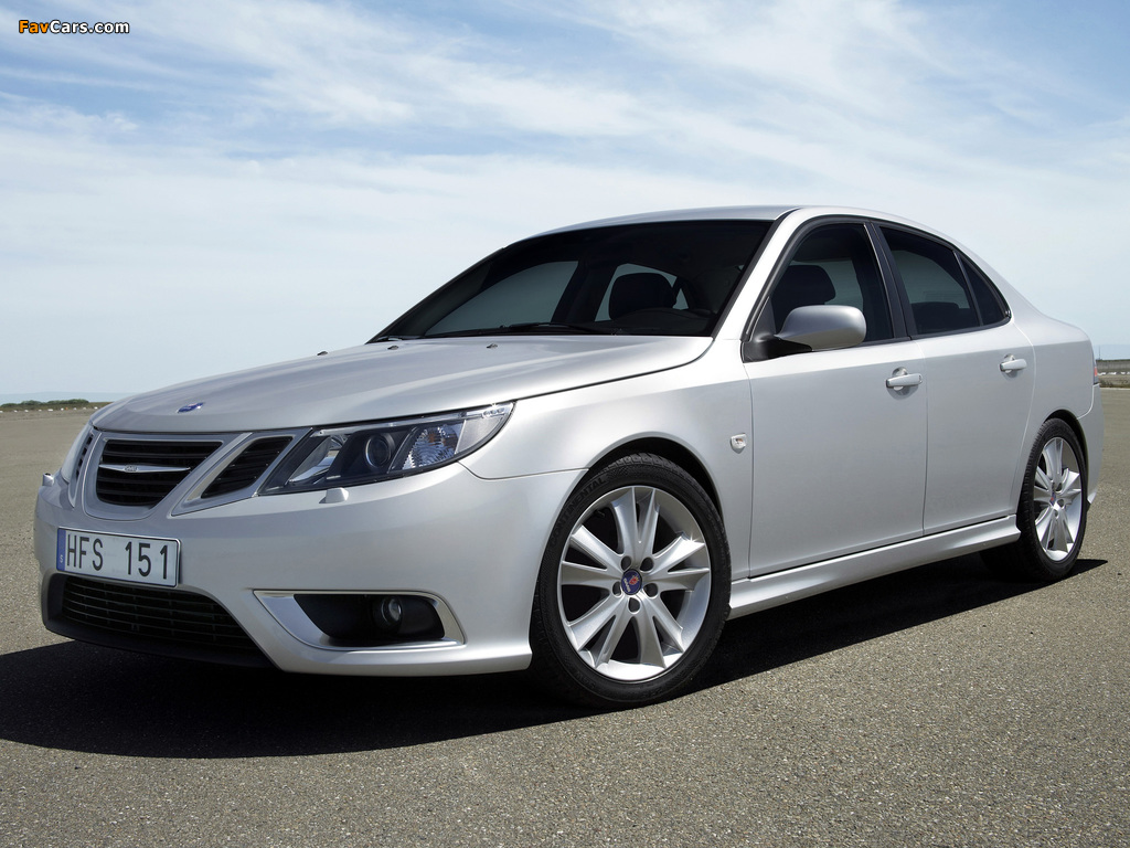 Images of Saab 9-3 Aero Sport Sedan 2008–11 (1024 x 768)