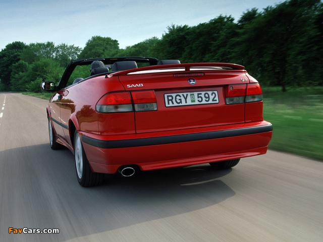 Photos of Saab 9-3 Convertible 1998–2003 (640 x 480)