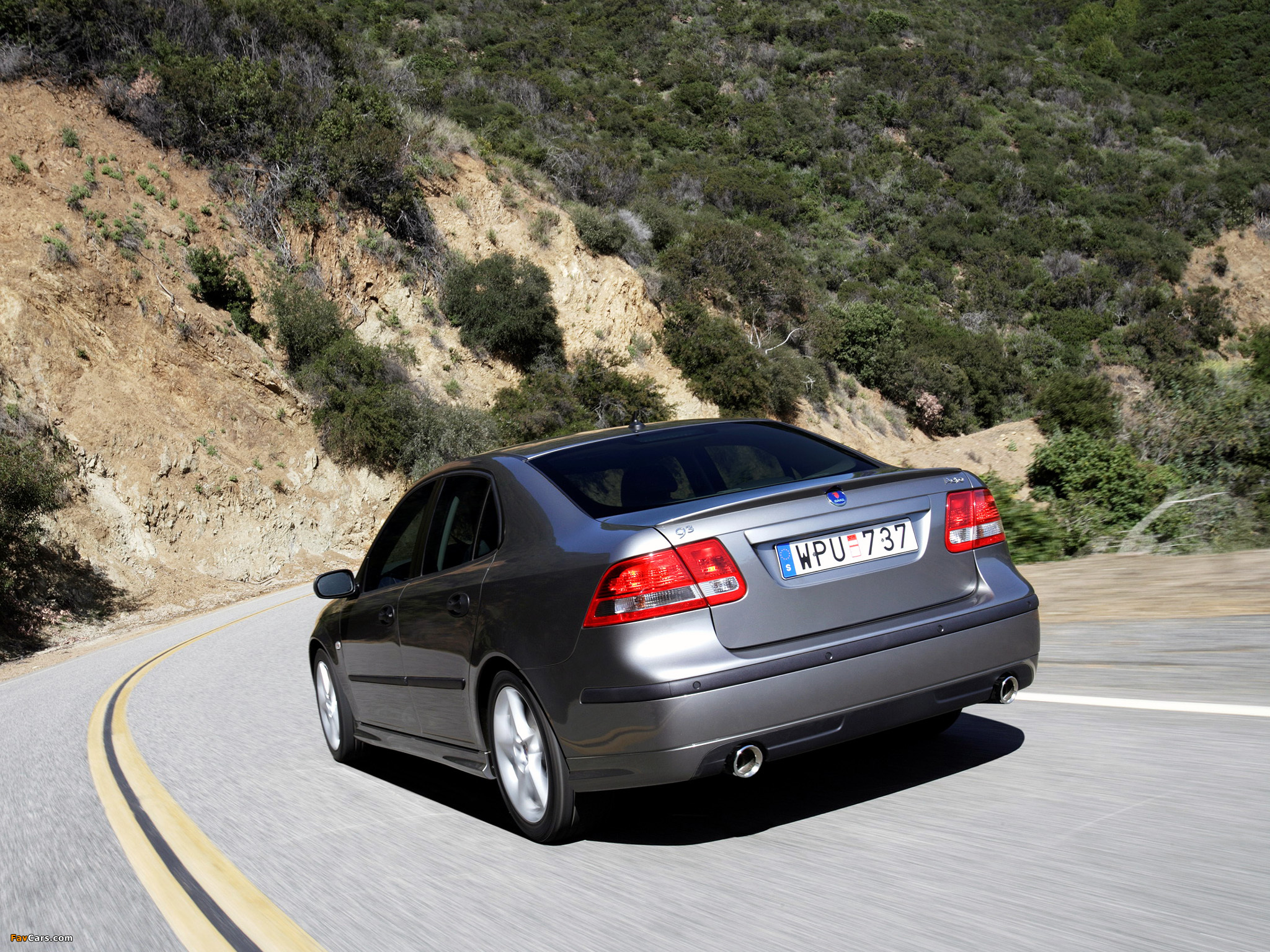 Photos of Saab 9-3 Aero Sport Sedan 2002–07 (2048 x 1536)