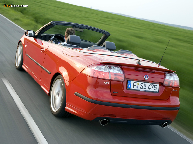 Photos of Hirsch Saab 9-3 Aero Convertible 2003–07 (800 x 600)