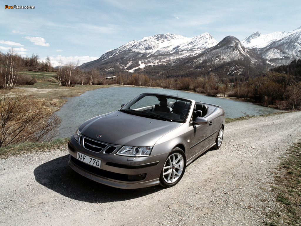 Photos of Saab 9-3 Aero Convertible 2003–07 (1024 x 768)