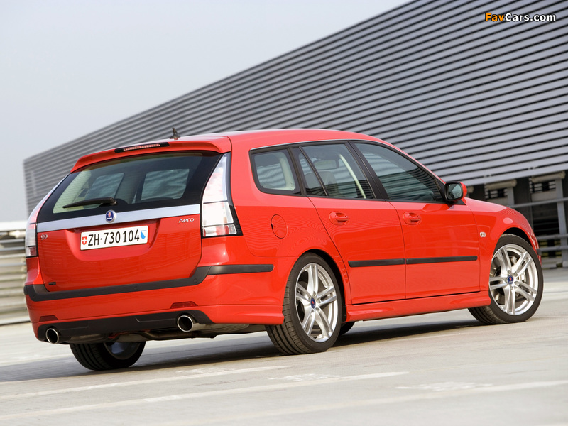 Photos of Hirsch Saab 9-3 Aero SportCombi 2006–07 (800 x 600)