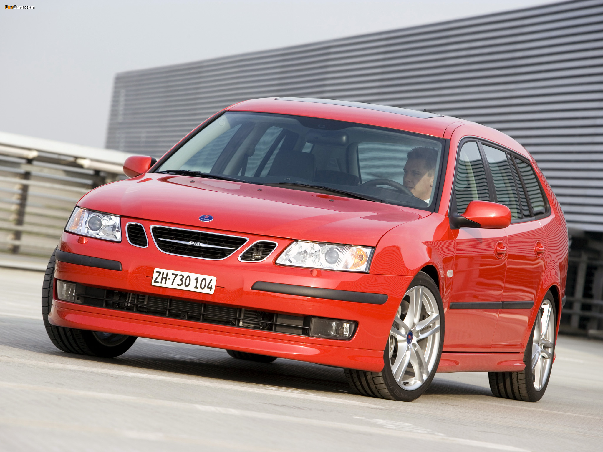 Photos of Hirsch Saab 9-3 Aero SportCombi 2006–07 (2048 x 1536)