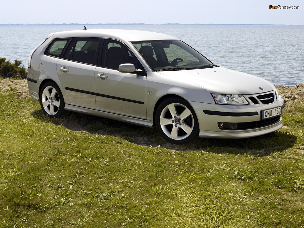 Photos of Saab 9-3 Aero SportCombi 2006–07 (1024 x 768)