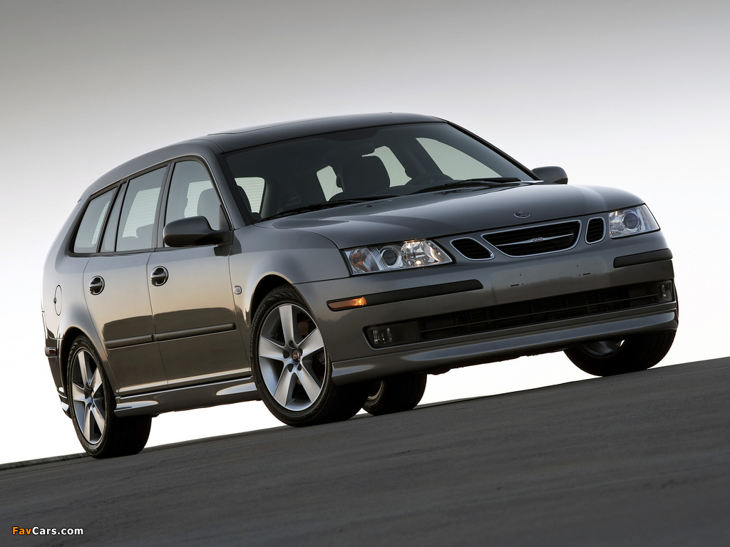 Photos of Saab 9-3 Aero SportCombi US-spec 2006–07 (1024 x 768)