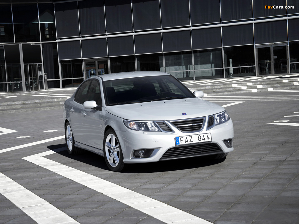 Photos of Saab 9-3 Aero Sport Sedan 2008–11 (1024 x 768)