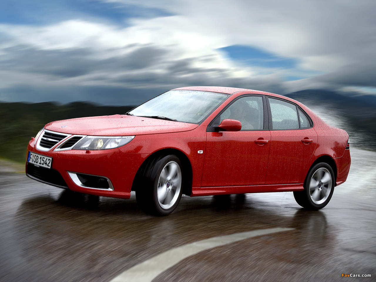 Photos of Saab 9-3 Aero Sport Sedan 2008–11 (1280 x 960)