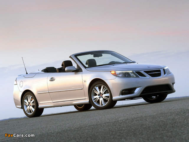 Photos of Saab 9-3 Aero Convertible US-spec 2008–11 (640 x 480)