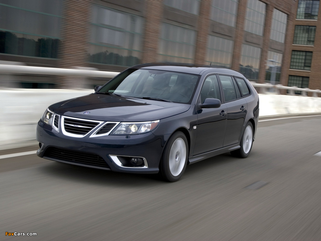 Photos of Saab 9-3 SportCombi US-spec 2008–11 (1024 x 768)