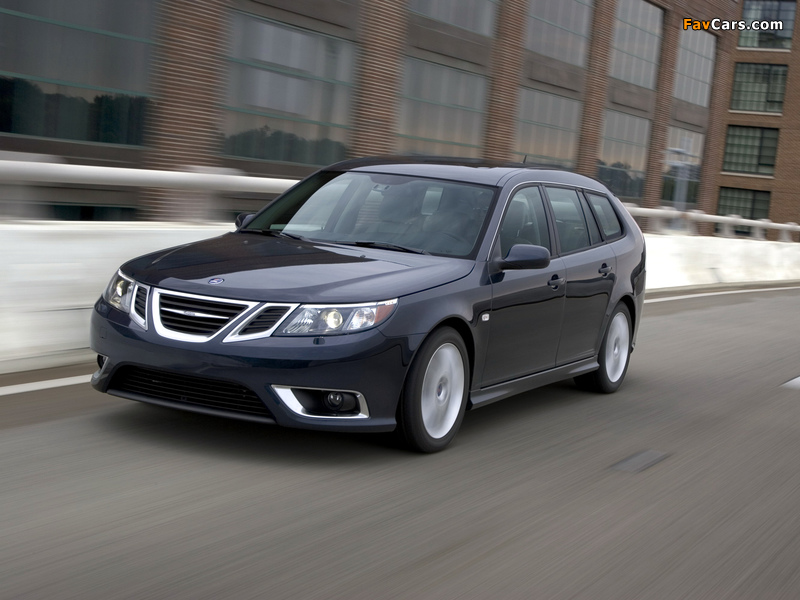 Photos of Saab 9-3 SportCombi US-spec 2008–11 (800 x 600)