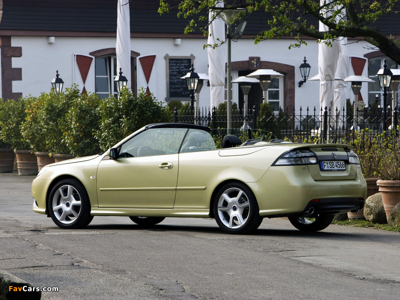 Photos of Saab 9-3 Convertible Special Edition 2009 (800 x 600)