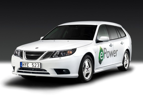 Photos of Saab 9-3 ePower Concept 2010