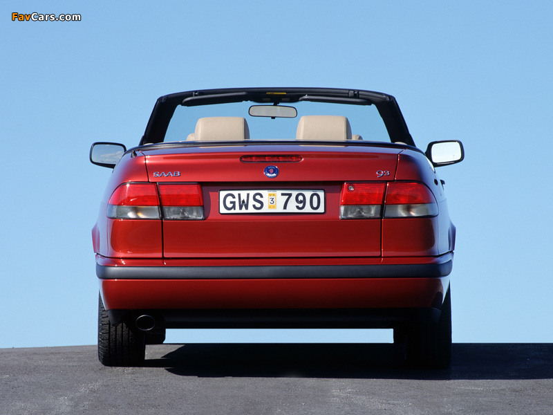 Pictures of Saab 9-3 Convertible 1998–2003 (800 x 600)